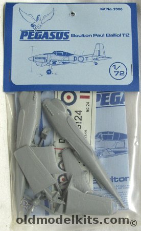 Pegasus 1/72 Boulton Paul Balliol T2 - Bagged, 2006 plastic model kit